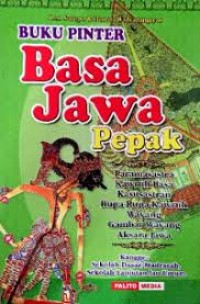 Image of PINTER KAWRUH BASA JAWA PEPAK